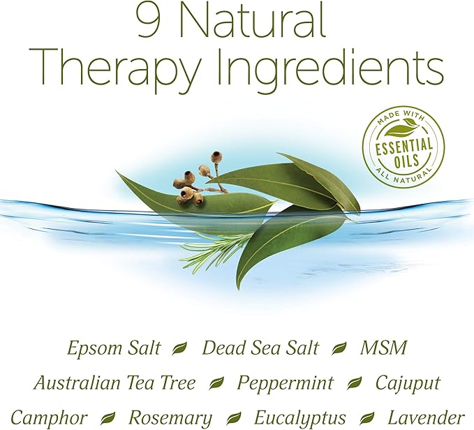 Tea Tree Oil Foot Soak with Epsoak Epsom Salt - 2 Pound Value Bag - Made in The USA