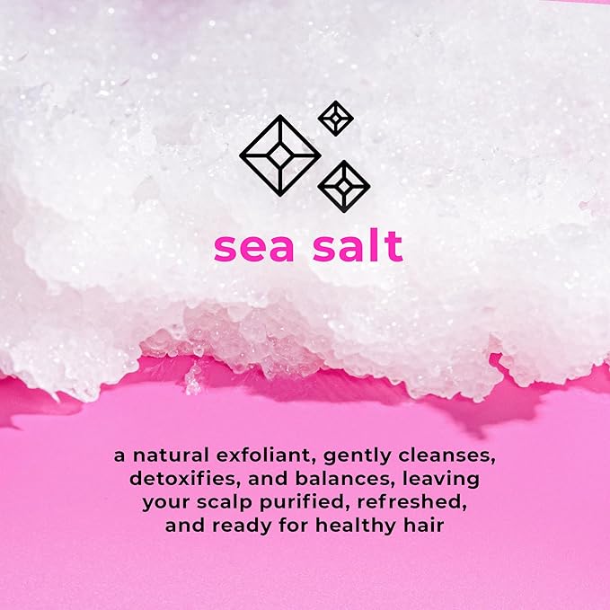 Sea Salt Scrub Shampoo scalp detox treatment