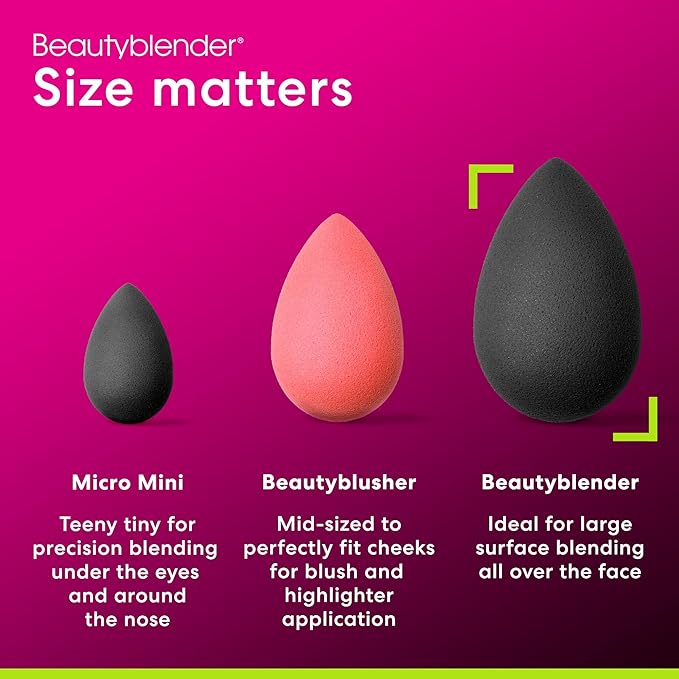 Beautyblender® | Pro Blender Makeup Sponge | Blend Liquid Foundations, Powders and Creams | Streak Free Application | Vegan, Cruelty Free | Made in USA
