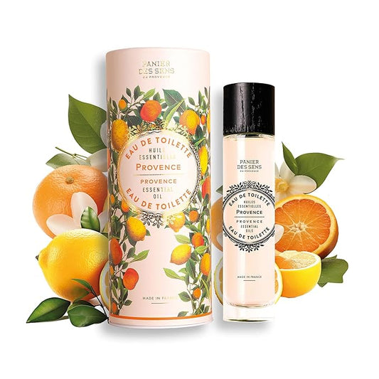 Panier des Sens – Provence Citrus Eau de Toilette 1.7 Floz – Fresh & Fruity Fragrance - Daily Light Perfume for Women - Parfum Crafted in Grasse, France - Gifts for Her - Elegant Packaging
