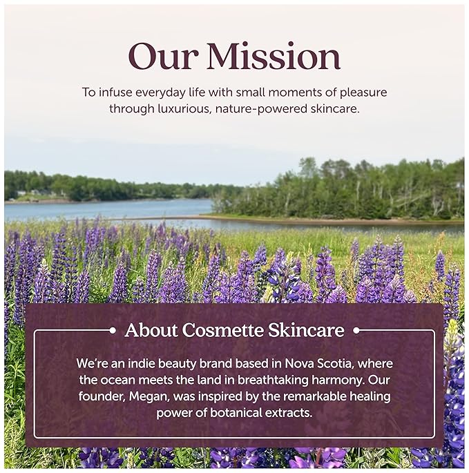 Cosmette Bright Embrace Brightening Eye Cream, Vegan Under Eye Butter for Dark Circles & Wrinkles with Niacinamide, Protect Sensitive Skin Against Aging, Natural Skincare for Clean Beauty, 0.5 FL Oz