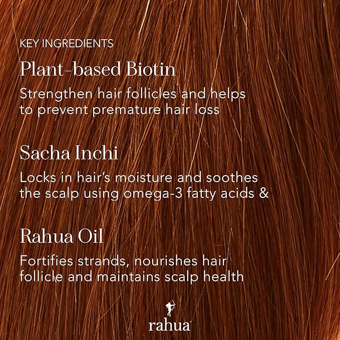 Rahua Enchanted Island Hair Shampoo with Biotin, 9.3 Fl Oz, Supports Strength, Hair Growth & Shine for All Hair Types, Vitamin C, E, A & B6, Coconut Guava Scent, Nourishing Hair Care for Men and Women