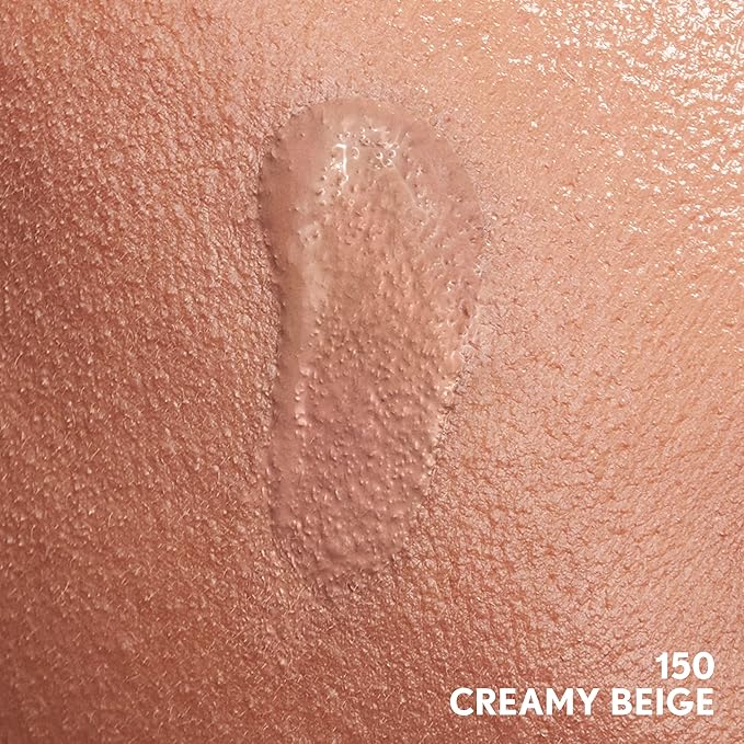 COVERGIRL Clean Invisible Foundation Makeup, Dewy & Glowy Natural Finish, Buildable Coverage, Skin-Like Smooth Look, Vegan, Creamy Beige, 1oz (Pack of 2)