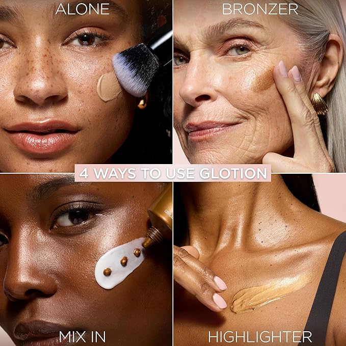 L'Oreal Paris Makeup True Match Lumi Glotion, Natural Glow Enhancer, Illuminator Highlighter, Bronzing Drops For a Sun-Kissed Glow, 902 Light