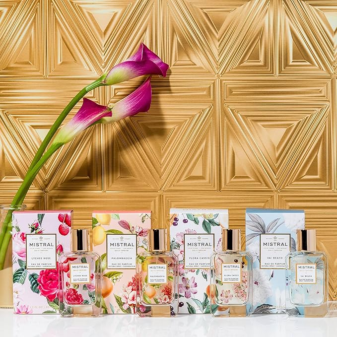 Mistral Vai Beach Eau de Parfum – Floral Woody Perfume for Women with Jasmine, Orange Blossom & Sandalwood | Paraben-Free, Long Lasting French Luxury Fragrance Spray, Women's Fragrances | 1.7 fl oz