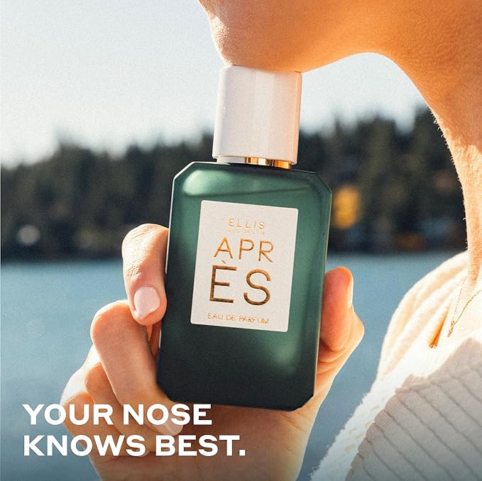 Ellis Brooklyn APRÈS Eau de Parfum, Winter-Inspired Unisex Fragrance with Bourbon, Vanilla & Evergreens, Clean, Long-Lasting, Sustainable Luxury Perfume, Made in the USA, 50ml / 1.7oz