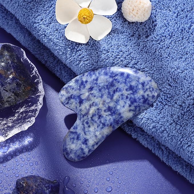 Gua Sha Facial Tools Natural Gua Sha Jade Stone for Face Skincare Facial Body for SPA