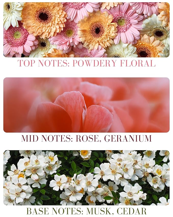 Baby Powder Natural Hair & Body Mist Spray, Twin Pack, Pure Essential and Fragrance Oils, Alcohol-Free, Handmade in California (2 x 0.5Fl Oz)