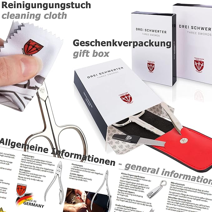 3 Swords Germany – manicure pedicure set kit (649)