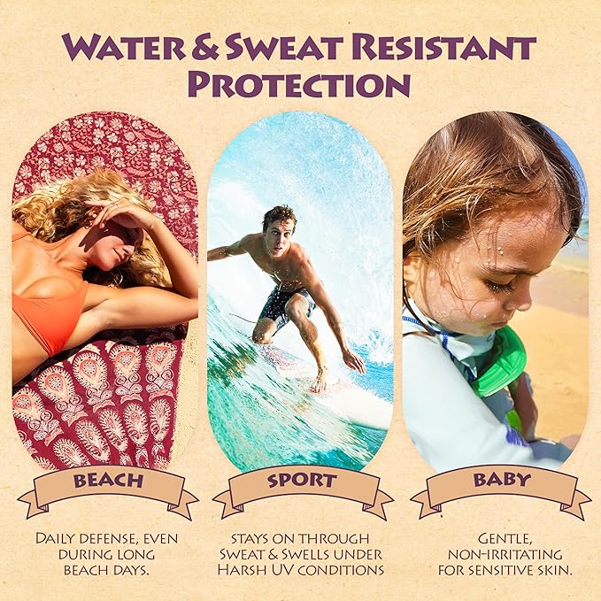 Kokua Sun Care Hawaiian Reef Safe Sunscreen SPF 50 | 3 oz | Zinc Oxide | Mineral Sunscreen | Face & Body | Moisturizing Sun Protection | Water Resistant | Chemical Free | Natural Ingredients