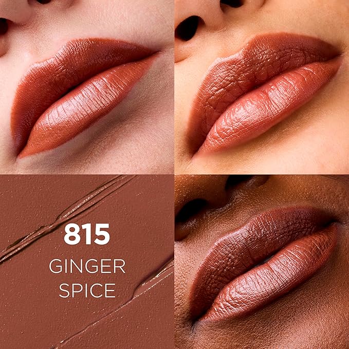 L'Oreal Paris Colour Riche Original Creamy, Hydrating Satin Lipstick with Argan Oil and Vitamin E, Ginger Spice , 1 Count