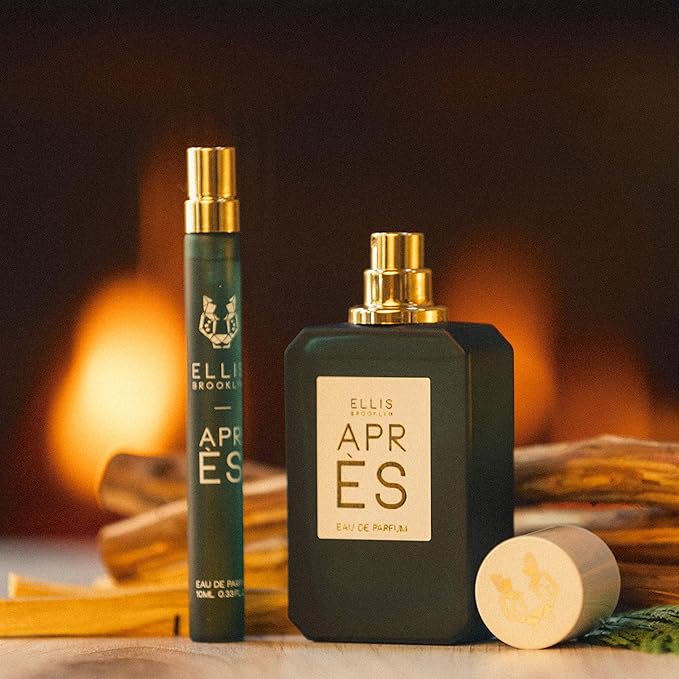 Ellis Brooklyn APRÈS Eau de Parfum, Winter-Inspired Unisex Fragrance with Bourbon, Vanilla & Evergreens, Clean, Long-Lasting, Sustainable Luxury Perfume, Made in the USA, 50ml / 1.7oz