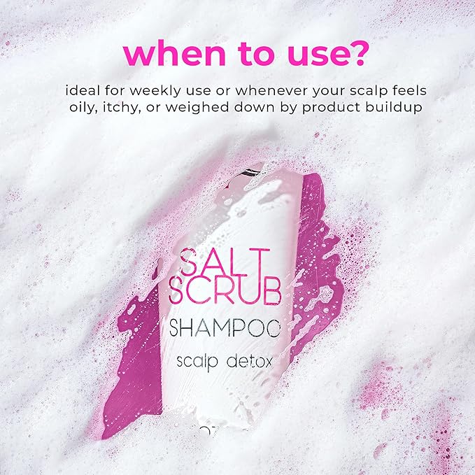 Sea Salt Scrub Shampoo scalp detox treatment