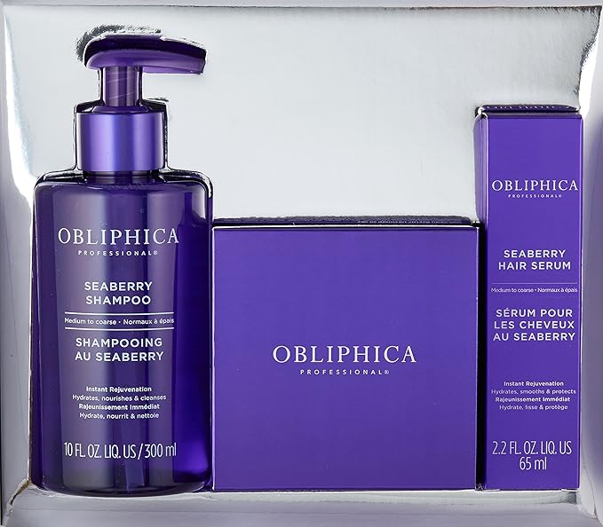 Obliphica Expect Perfection Sleek & Smooth Seaberry Collection - Unleash the Power of Effortlessly Sleek and Smooth Hair, Radiating with Health, Elegance, and Unmatched Brilliance.
