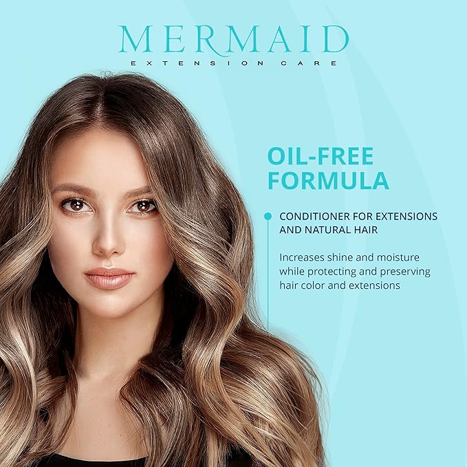 Conditioner, Moisturizing, Oil-Free Daily Formula for Hair Extensions, 32 fl oz