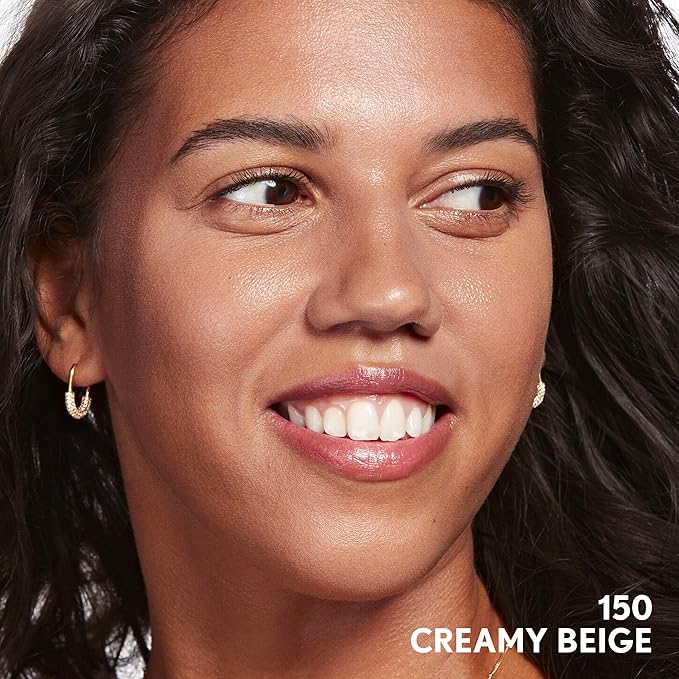 COVERGIRL Clean Invisible Foundation Makeup, Dewy & Glowy Natural Finish, Buildable Coverage, Skin-Like Smooth Look, Vegan, Creamy Beige, 1oz (Pack of 2)